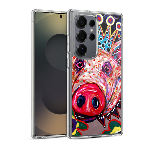 Mad Dog Art Gallery Animals Missy Pig Soft Gel Case for Samsung Galaxy S25 Ultra & MagSafe