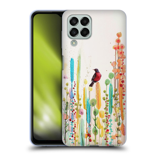 Sylvie Demers Birds 3 Scarlet Soft Gel Case for Samsung Galaxy M33 (2022)