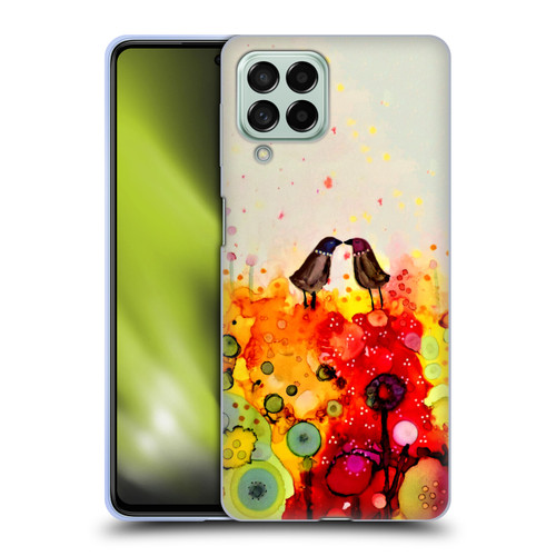 Sylvie Demers Birds 3 Couples Soft Gel Case for Samsung Galaxy M53 (2022)