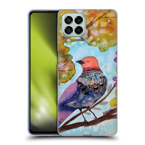Sylvie Demers Birds 3 Posey Purple Soft Gel Case for Samsung Galaxy M53 (2022)