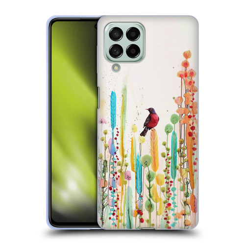 Sylvie Demers Birds 3 Scarlet Soft Gel Case for Samsung Galaxy M53 (2022)