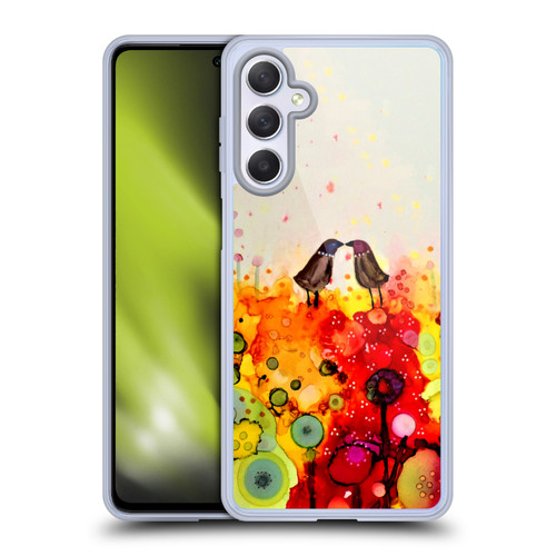 Sylvie Demers Birds 3 Couples Soft Gel Case for Samsung Galaxy M54 5G