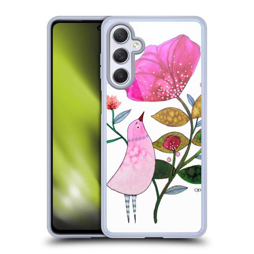 Sylvie Demers Birds 3 Crimson Soft Gel Case for Samsung Galaxy M54 5G