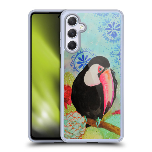 Sylvie Demers Birds 3 Toucan Soft Gel Case for Samsung Galaxy M54 5G