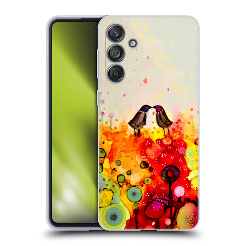 Sylvie Demers Birds 3 Couples Soft Gel Case for Samsung Galaxy M55 5G