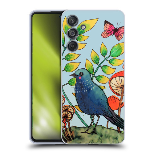 Sylvie Demers Birds 3 Teary Blue Soft Gel Case for Samsung Galaxy M55 5G