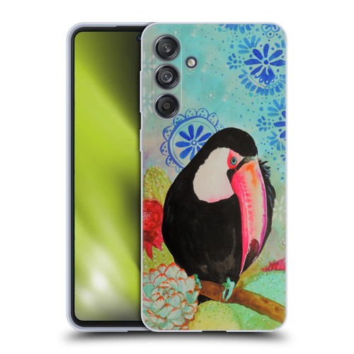 Sylvie Demers Birds 3 Toucan Soft Gel Case for Samsung Galaxy M55 5G