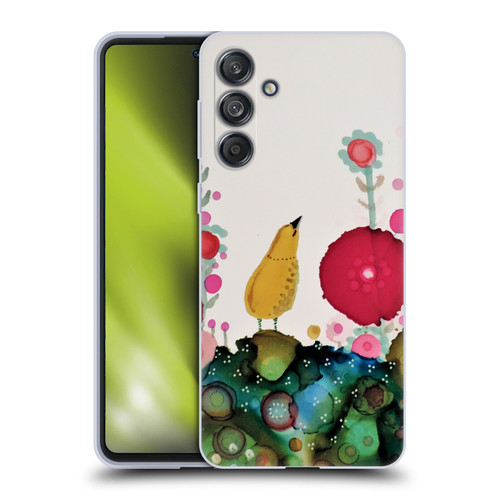 Sylvie Demers Birds 3 Yellow Soft Gel Case for Samsung Galaxy M55 5G