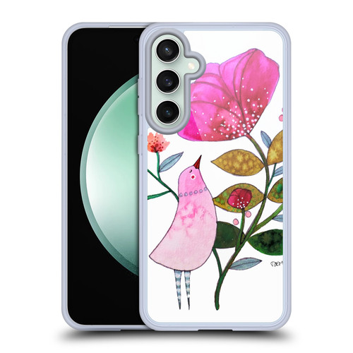 Sylvie Demers Birds 3 Crimson Soft Gel Case for Samsung Galaxy S23 FE 5G & MagSafe