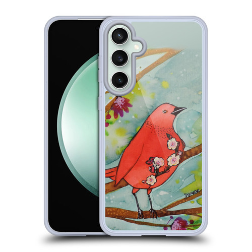Sylvie Demers Birds 3 Flower Soft Gel Case for Samsung Galaxy S23 FE 5G & MagSafe