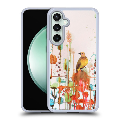 Sylvie Demers Birds 3 Gold Soft Gel Case for Samsung Galaxy S23 FE 5G & MagSafe