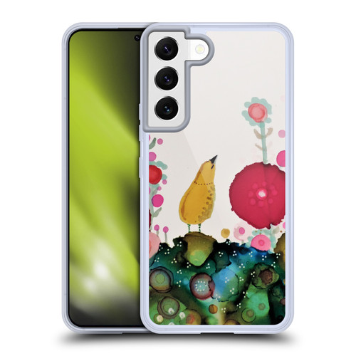 Sylvie Demers Birds 3 Yellow Soft Gel Case for Samsung Galaxy S22 5G & MagSafe