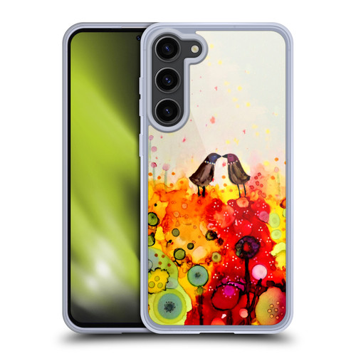 Sylvie Demers Birds 3 Couples Soft Gel Case for Samsung Galaxy S23+ 5G & MagSafe