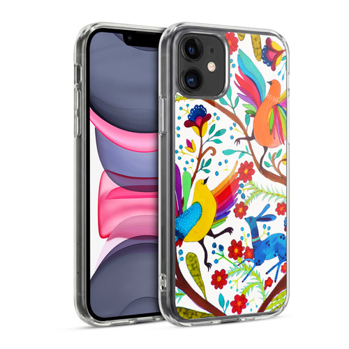 Sylvie Demers Floral Rainbow Wings Soft Gel Case for Apple iPhone 11