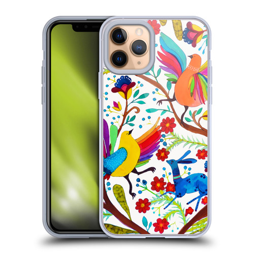 Sylvie Demers Floral Rainbow Wings Soft Gel Case for Apple iPhone 11 Pro & MagSafe