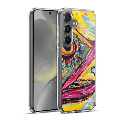 Mad Dog Art Gallery Assorted Designs Pink The Fish Soft Gel Case for Samsung Galaxy S24+ 5G & MagSafe