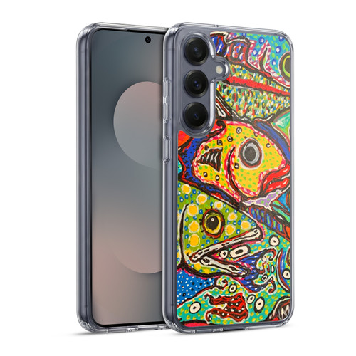 Mad Dog Art Gallery Assorted Designs Many Mad Fish Soft Gel Case for Samsung Galaxy S25 & MagSafe