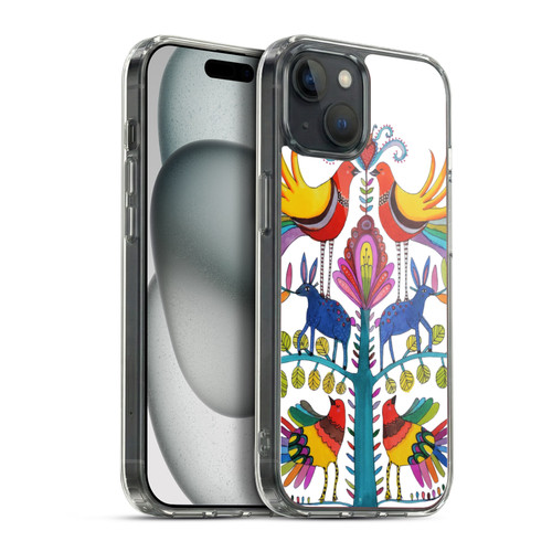 Sylvie Demers Floral Flower Otomi Soft Gel Case for Apple iPhone 15 Plus & MagSafe