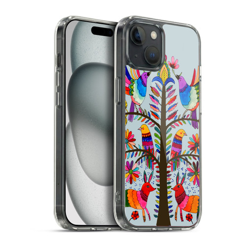Sylvie Demers Floral Otomi Colors Soft Gel Case for Apple iPhone 15 Plus & MagSafe