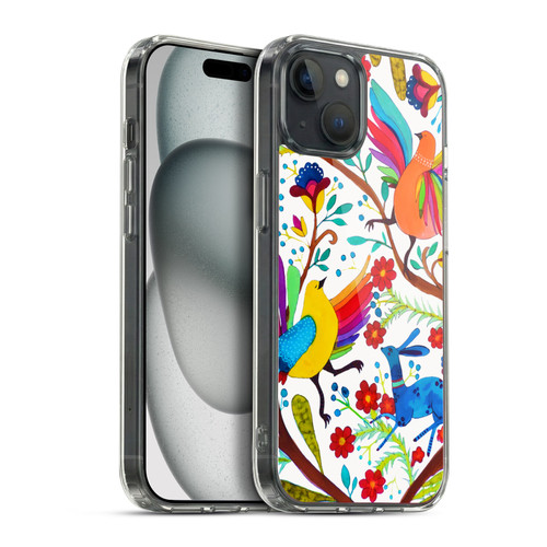 Sylvie Demers Floral Rainbow Wings Soft Gel Case for Apple iPhone 15 Plus & MagSafe