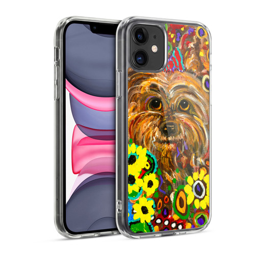 Mad Dog Art Gallery Dogs 2 Yorkie Soft Gel Case for Apple iPhone 11