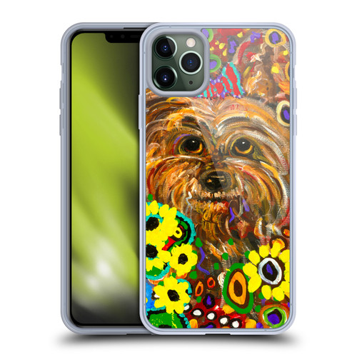 Mad Dog Art Gallery Dogs 2 Yorkie Soft Gel Case for Apple iPhone 11 Pro Max & MagSafe