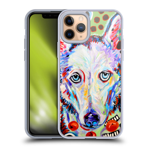 Mad Dog Art Gallery Dogs 2 Husky Doo Soft Gel Case for Apple iPhone 11 Pro & MagSafe