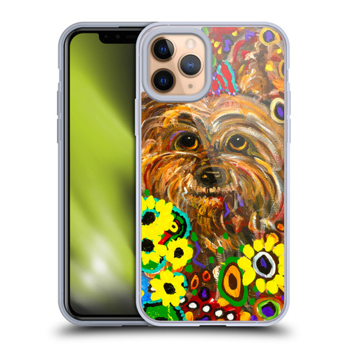 Mad Dog Art Gallery Dogs 2 Yorkie Soft Gel Case for Apple iPhone 11 Pro & MagSafe
