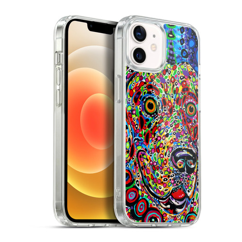 Mad Dog Art Gallery Dogs 2 Moon Soft Gel Case for Apple iPhone 12 / iPhone 12 Pro & MagSafe