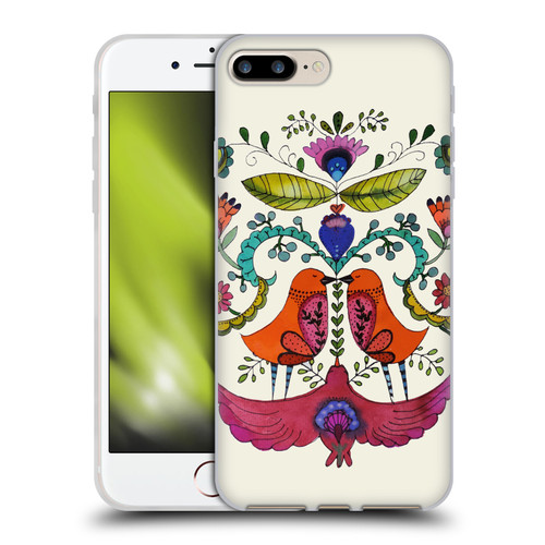 Sylvie Demers Floral Symmetry Soft Gel Case for Apple iPhone 7 Plus / 8 Plus & MagSafe