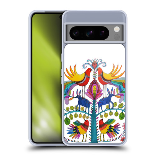 Sylvie Demers Floral Flower Otomi Soft Gel Case for Google Pixel 8 Pro