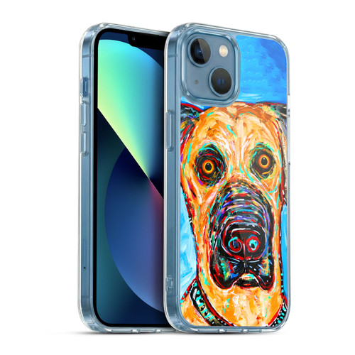 Mad Dog Art Gallery Dogs 2 Dane Soft Gel Case for Apple iPhone 13 Mini & MagSafe