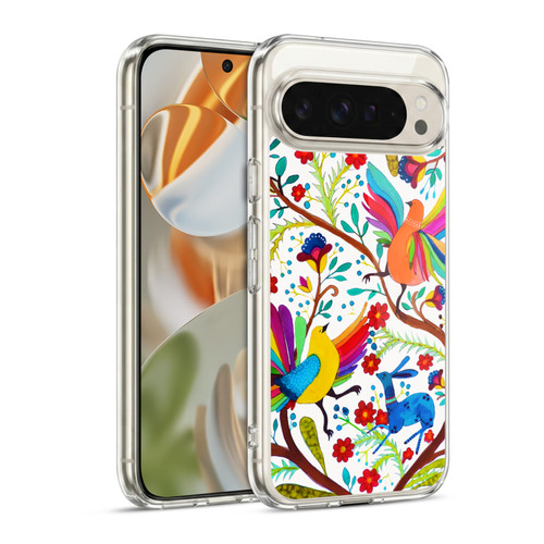 Sylvie Demers Floral Rainbow Wings Soft Gel Case for Google Pixel 9 / Pixel 9 Pro