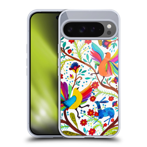 Sylvie Demers Floral Rainbow Wings Soft Gel Case for Google Pixel 9 Pro XL