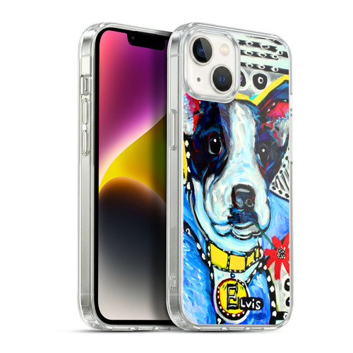 Mad Dog Art Gallery Dogs 2 Jack Terrier Soft Gel Case for Apple iPhone 14 Plus & MagSafe