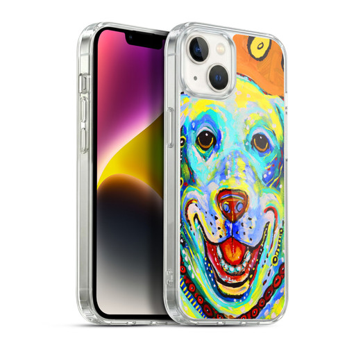 Mad Dog Art Gallery Dogs 2 Happy Soft Gel Case for Apple iPhone 14 Plus & MagSafe