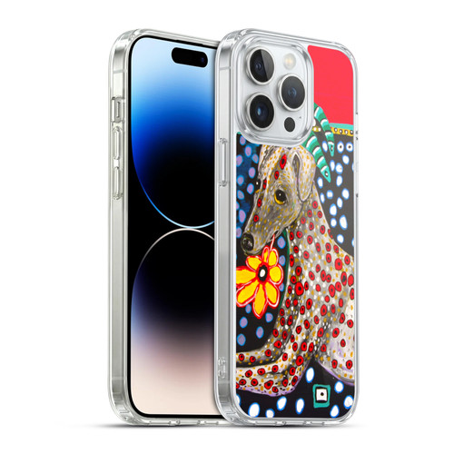 Mad Dog Art Gallery Dogs 2 Greyhound Soft Gel Case for Apple iPhone 14 Pro Max & MagSafe