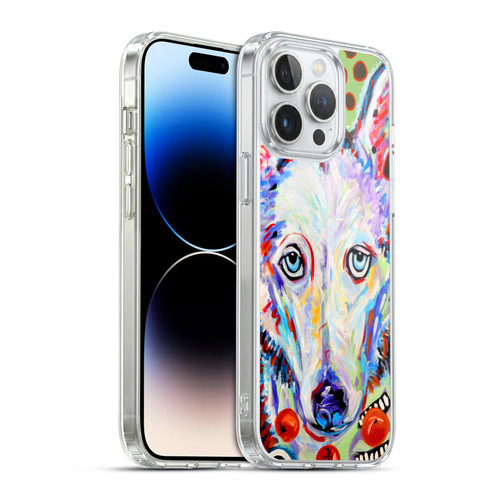 Mad Dog Art Gallery Dogs 2 Husky Doo Soft Gel Case for Apple iPhone 14 Pro Max & MagSafe