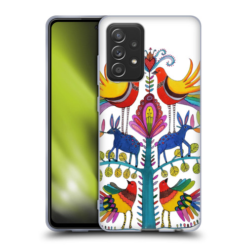 Sylvie Demers Floral Flower Otomi Soft Gel Case for Samsung Galaxy A52 / A52s / 5G (2021)