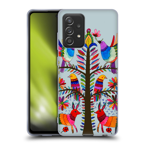 Sylvie Demers Floral Otomi Colors Soft Gel Case for Samsung Galaxy A52 / A52s / 5G (2021)