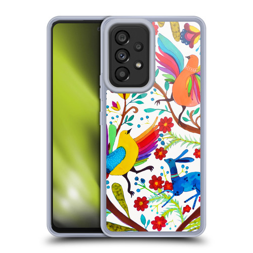 Sylvie Demers Floral Rainbow Wings Soft Gel Case for Samsung Galaxy A53 5G (2022)