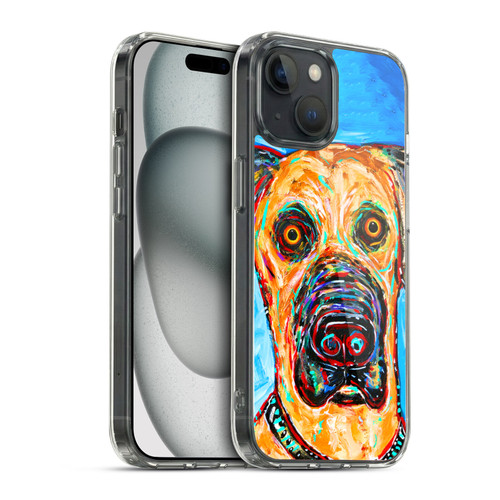 Mad Dog Art Gallery Dogs 2 Dane Soft Gel Case for Apple iPhone 15 & MagSafe