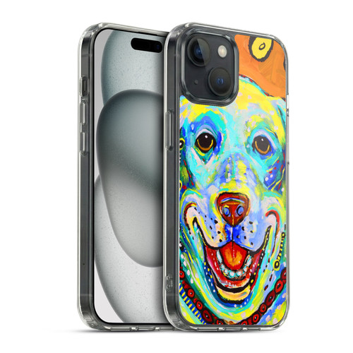 Mad Dog Art Gallery Dogs 2 Happy Soft Gel Case for Apple iPhone 15 & MagSafe