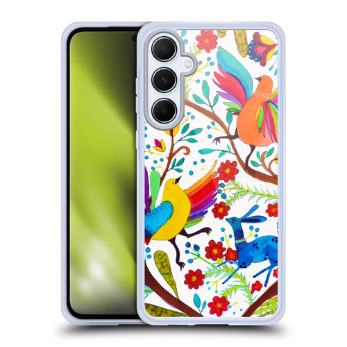 Sylvie Demers Floral Rainbow Wings Soft Gel Case for Samsung Galaxy A55 5G