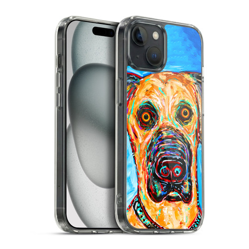 Mad Dog Art Gallery Dogs 2 Dane Soft Gel Case for Apple iPhone 15 Plus & MagSafe