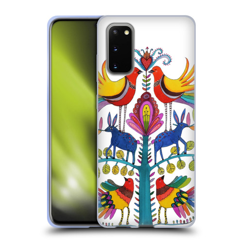 Sylvie Demers Floral Flower Otomi Soft Gel Case for Samsung Galaxy S20 / S20 5G