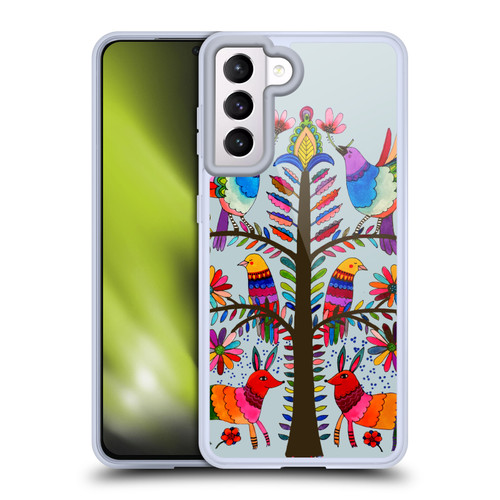 Sylvie Demers Floral Otomi Colors Soft Gel Case for Samsung Galaxy S21 5G & MagSafe