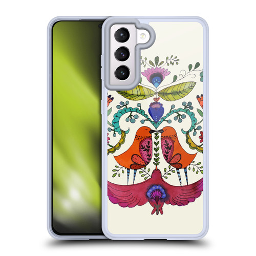 Sylvie Demers Floral Symmetry Soft Gel Case for Samsung Galaxy S21 5G & MagSafe