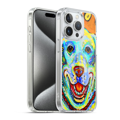 Mad Dog Art Gallery Dogs 2 Happy Soft Gel Case for Apple iPhone 15 Pro & MagSafe