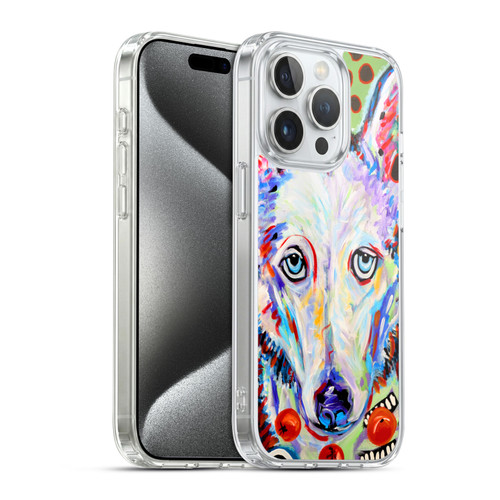 Mad Dog Art Gallery Dogs 2 Husky Doo Soft Gel Case for Apple iPhone 15 Pro & MagSafe
